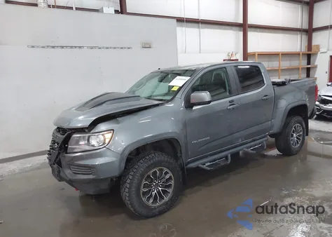2021 Chevrolet Colorado 4Wd Short Box Zr2 из США, поврежденный, VIN 1GCGTEEN9M1137882